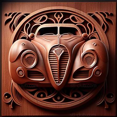3D model Alfa Romeo 8C (STL)